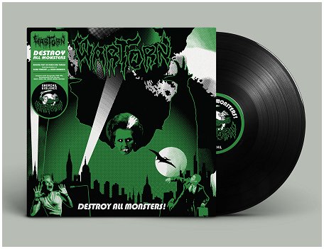 WARTORN \"Destroy all monsters!\" (black vinyl)