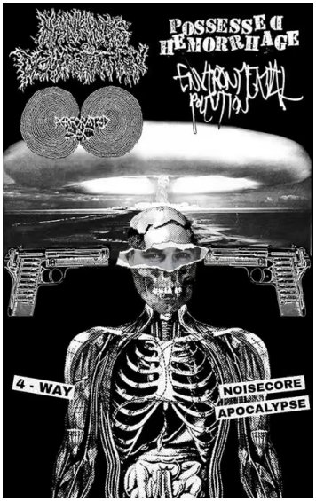 V.A. "4-way noisecore apocalypse" [US IMPORT!]