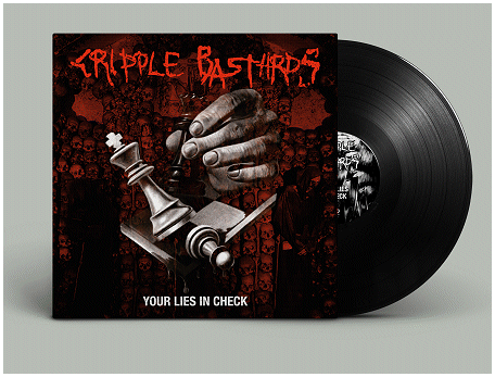 CRIPPLE BASTARDS \"Your lies in check\" (black)
