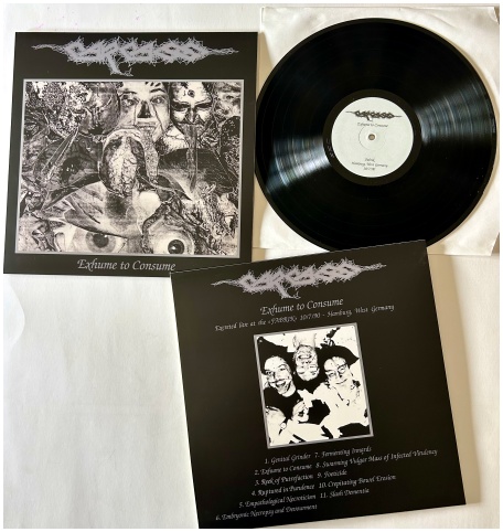 CARCASS \"Exhume to consume - Live in Hamburg 10/7/1990\"