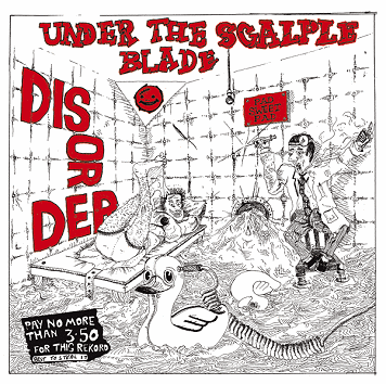 DISORDER \"Under the sgalple blade\" [RED LP!]