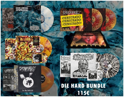 F.O.A.D. GORE/DEATH/NOISE BUNDLE (5 x diehard editions!) PREORDER