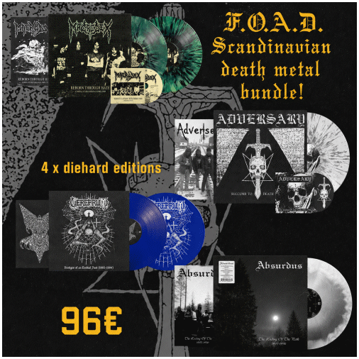 F.O.A.D. SCANDINAVIAN DEATH METAL BUNDLE (4 x diehard ed.) PREORDER