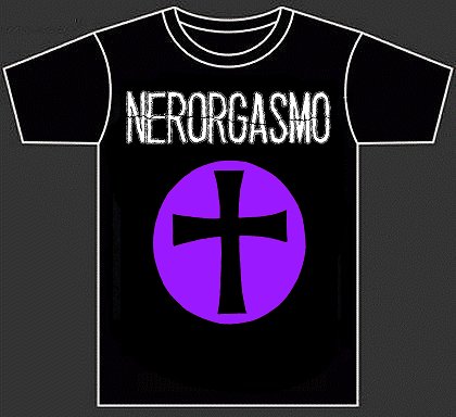 NERORGASMO \"cross\" tshirt