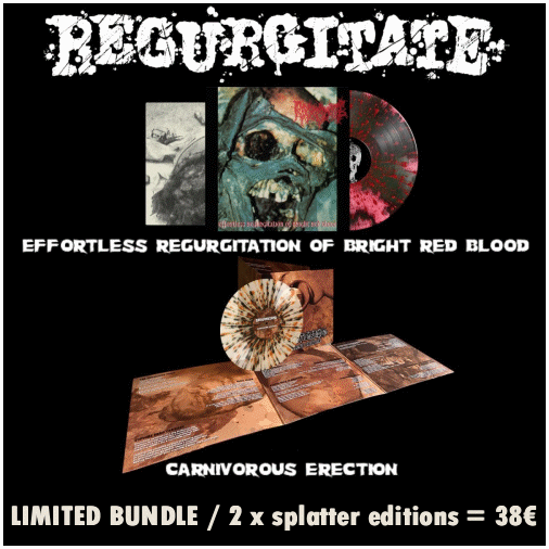REGURGITATE \"Effortless+carnivorous DIEHARD BUNDLE\" (2 x LPs) PREORDER