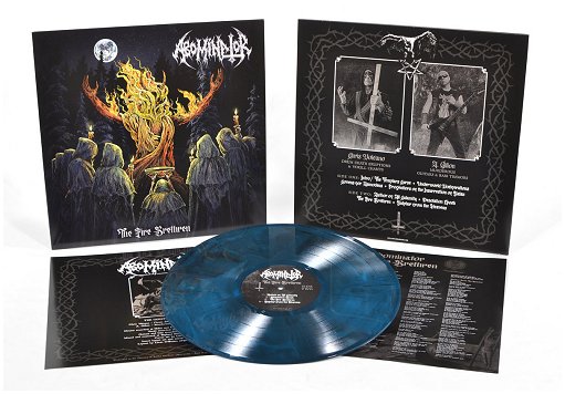 ABOMINATOR \"The fire brethren\" [MARBLED BLUE VINYL, US IMPORT!]
