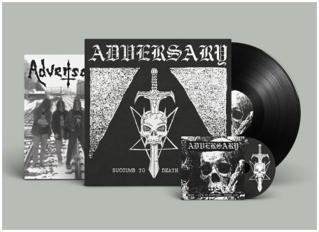 ADVERSARY \"Succumb to Death Metal\" LP+CD (black) PREORDINI