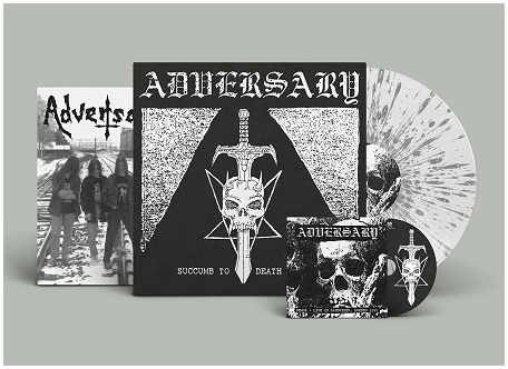 ADVERSARY \"Succumb to Death Metal\" LP+CD (diehard) PREORDER