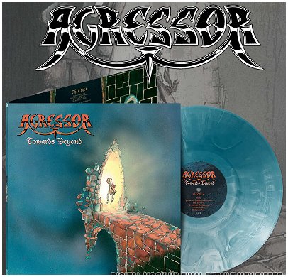 AGRESSOR \"Towards beyond\" [BLUE/WHITE MARBLE VINYL!]