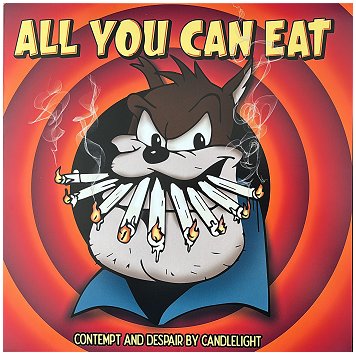 ALL YOU CAN EAT \"Contempt and despair ny candleligh\" [CLEAR YELLOW LIGHT!]