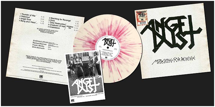 ANGEL DUST \"Marching for revenge\" [SPLATTER VINYL!]