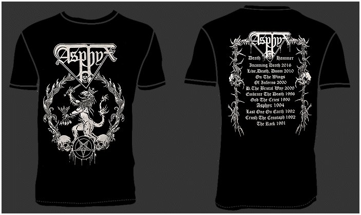 ASPHYX \"25th anniversary\" (t-shirt) [IMPORT!]