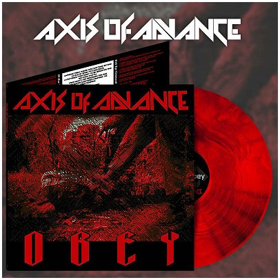 AXIS OF ADVANCE "Obey" [RED MARBLED VINYL!]