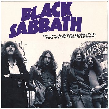 BLACK SABBATH \"Live from Ontario Speedway 1974\"