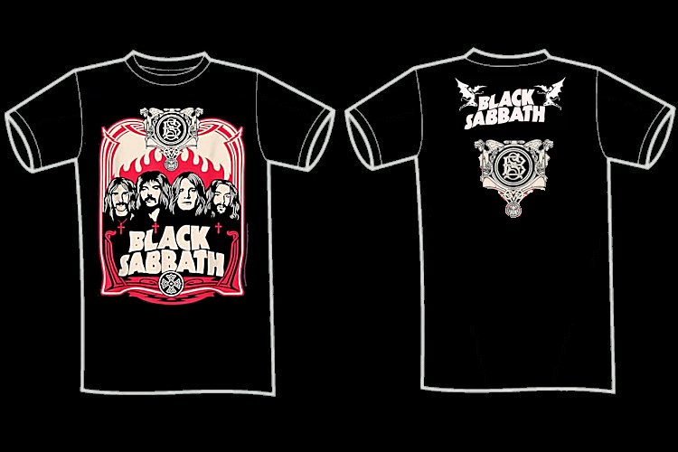 BLACK SABBATH \"Red flames\" (t-shirt)