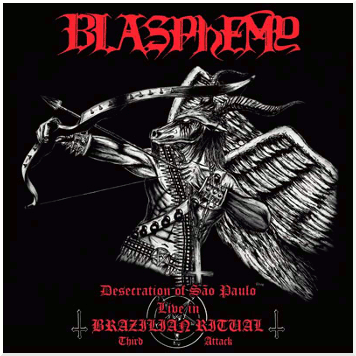 BLASPHEMY \"Live in Brazilian Ritual - Third attack\" [RED VINYL, BRAZIL IMPORT!!!]