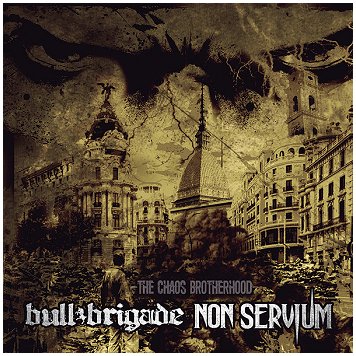 BULL BRIGADE / NON SERVIUM \"Split\" [WHITE VINYL!]