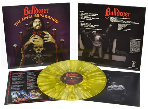 BULLDOZER \"The final separation\" [SPLATTER VINYL, US IMPORT!]