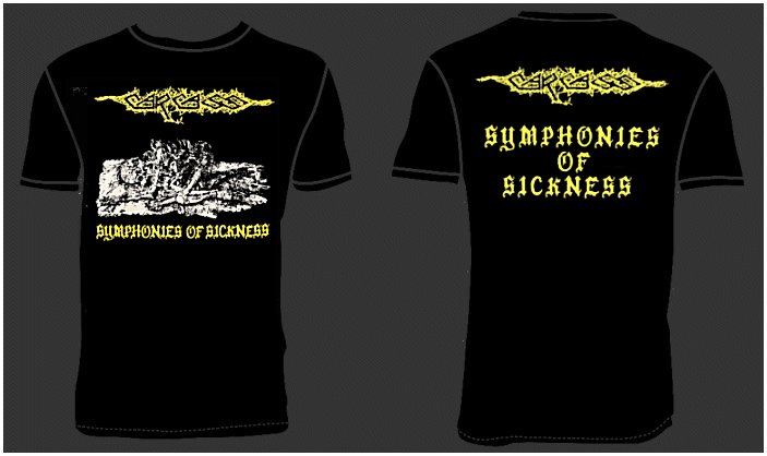 CARCASS \"Symphonies of sickness\" (t-shirt) [IMPORT!]