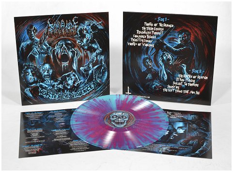 CARDIAC ARREST \"Vortex of violence\" [SPLATTER VINYL, US IMPORT!]
