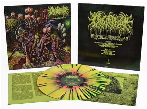 CAUSTIC PHLEGM \"Purulent apocalypse\" [SPLATTER VINYL, US IMPORT!]