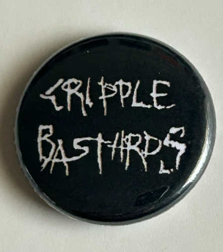 CRIPPLE BASTARDS  \"Early Logo\" (pin badge)