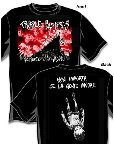 CRIPPLE BASTARDS \"Variante alla morte\" (t-shirt)