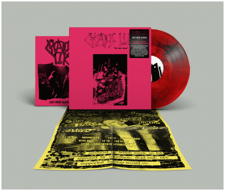 CHAOS U.K. \"Just mere slaves - 40th anniversary\" (red diehard)  PREORDER
