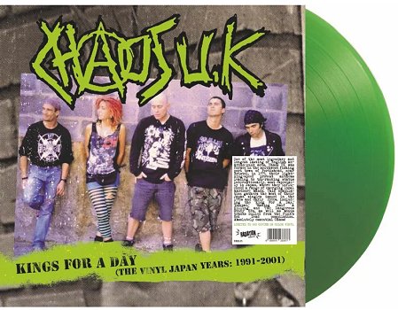 CHAOS UK "Kings for a day" [GREEN VINYL!]