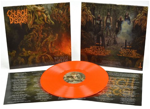 CHURCH OF DISGUST \"Weakest is the flesh\" [ORANGE LP,US IMPORT]