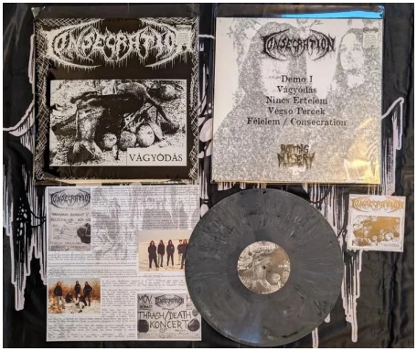 CONSECRATION \"Vágyódás\" (marbled grey vinyl)