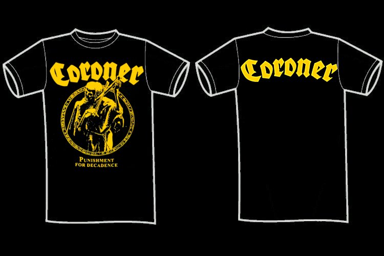 CORONER \"Punishment for decadence\" (t-shirt)