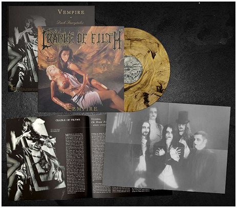 CRADLE OF FILTH \"V Empire, or dark faerytales in Phallustein\" [MARBLED VINYL!]