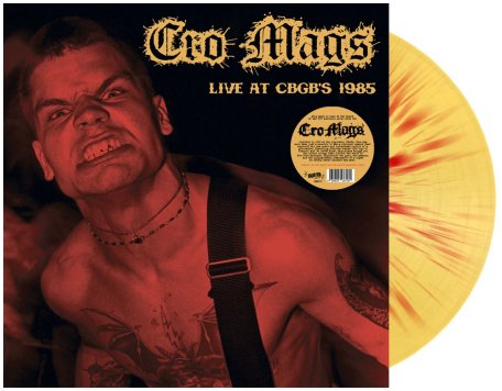 CRO-MAGS \"Live at CBGB 1985\" [SPLATTER VINYL!]