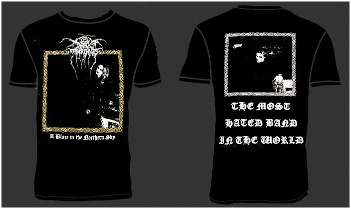 DARKTHRONE \"A blaze in the northern sky\" (t-shirt) [IMPORT!]