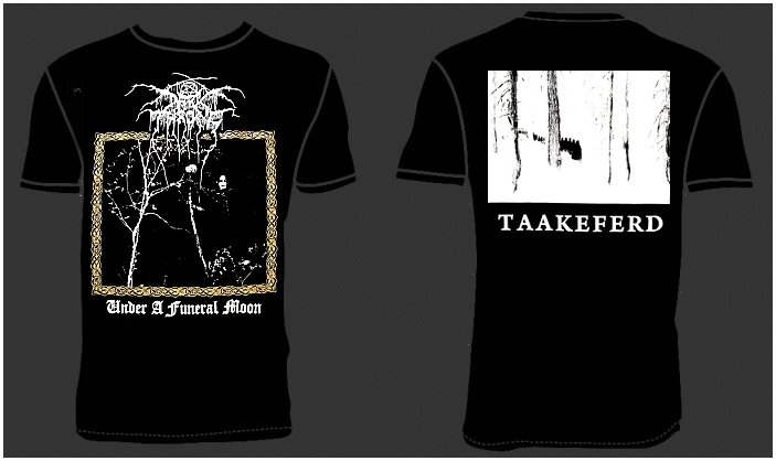 DARKTHRONE \"Under a funeral moon\" (t-shirt) [IMPORT!]