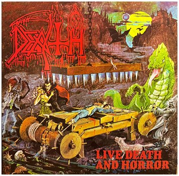 DEATH \"Live death and horror - Live CBGB 1988\" [CLEAR ORANGE VINYL, US IMPORT!]