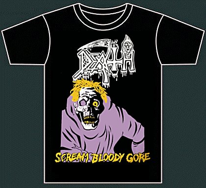 DEATH \"Scream bloody gore\" (t-shirt) [IMPORT!]