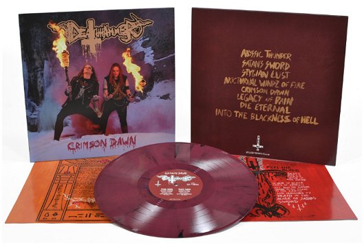 DEATHHAMMER \"Crimson dawn\"  [OXBLOOD MARBLED VINYL, US IMPORT!]