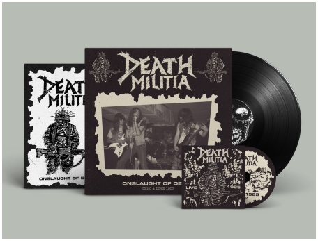 DEATH MILITIA \"Onslaught of death 1985\" LP+CD (black) PREORDER