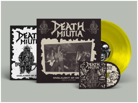 DEATH MILITIA \"Onslaught of death 1985\" LP+CD (diehard) PREORDER