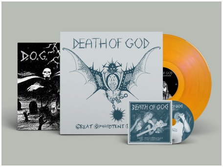 DEATH OF GOD \"Great Omnipotent Deceiver\" LP+CD (diehard orange)