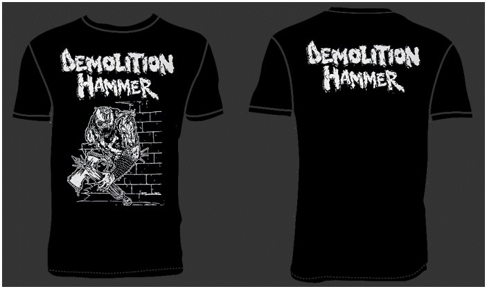 DEMOLITION HAMMER \"Brutal skull attack\" (t-shirt) [IMPORT!]
