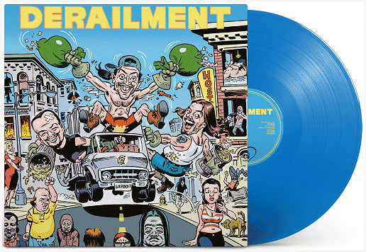 DERAILMENT \"Come clean in death\" [BLUE LP!]