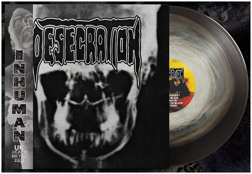 DESECRATION \"Inhuman\" [US IMPORT, \"SATURN RIPPLE\" VINYL!]