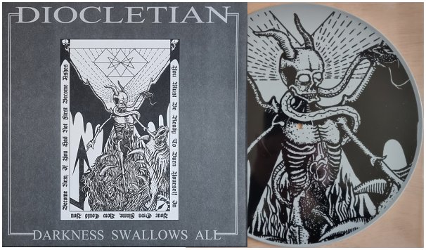 DIOCLETIAN \"Darkness swallows all\"[GREY LP, ETCHED B-SIDE!]