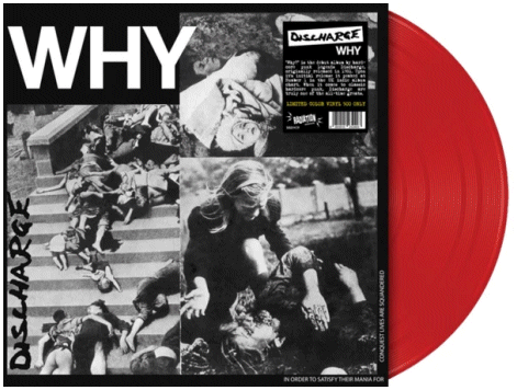 DISCHARGE \"Why\" [RED VINYL!]