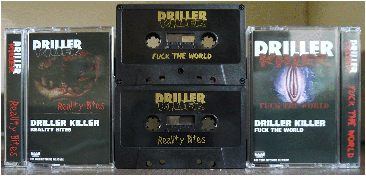 DRILLER KILLER \"Reality bites / Fuck the world\"