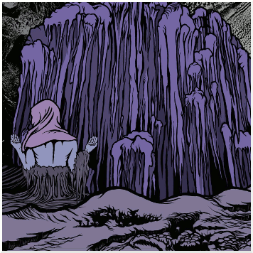ELDER \"Spires burn / Release\"  [GREY/PURPLE VINYL!]