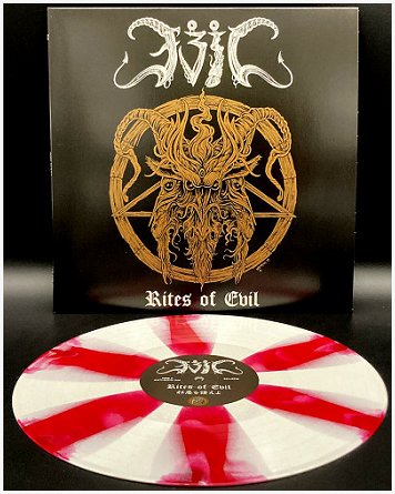 EVIL \"Rites of evil\" [U.S. IMPORT, PINWHEEL LP!]